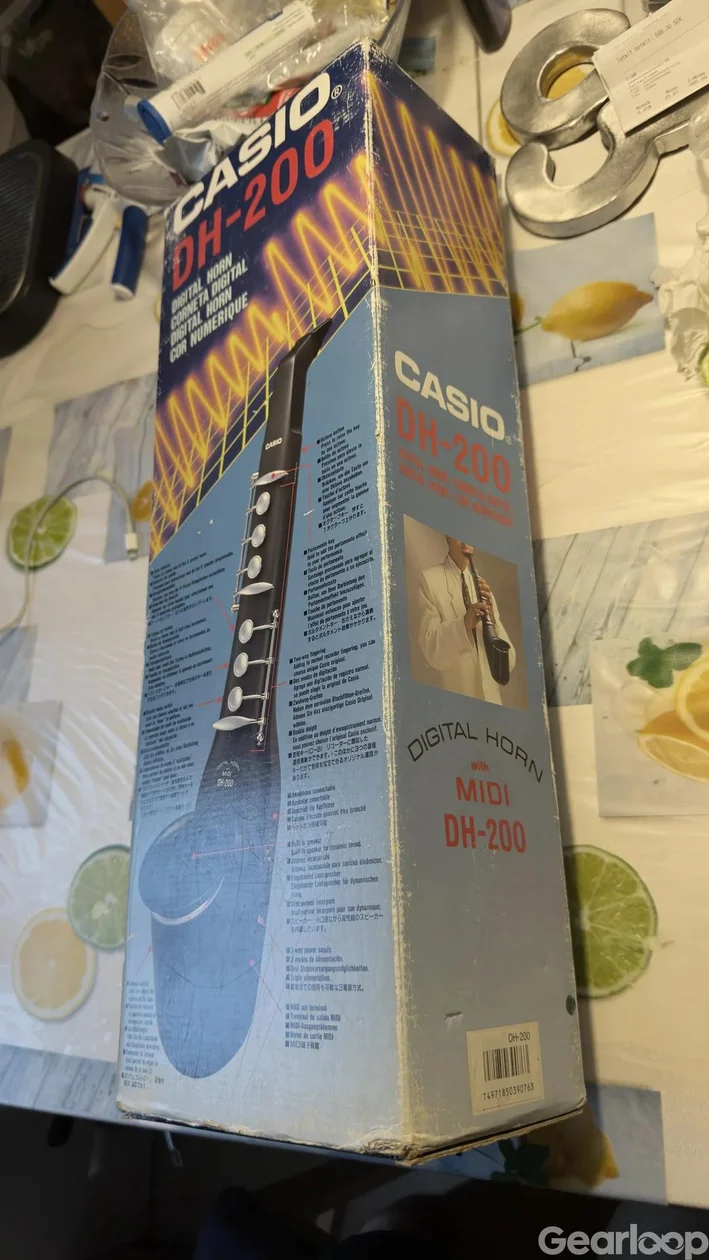 Sällsynt Casio DH-200 Digital Horn – Tjutfri + 2 munstycken! - bild 2