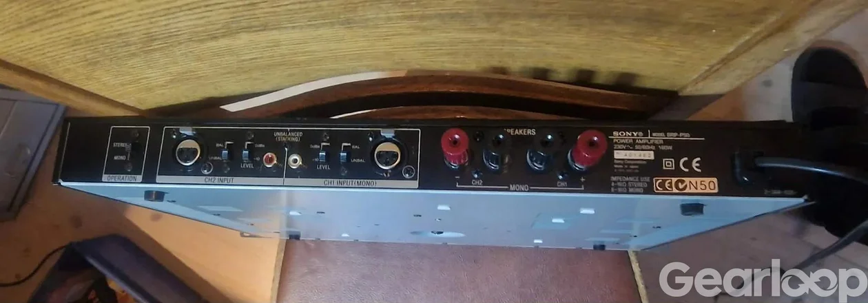 Sony SRP-P50 fläktlöst slutsteg - bild 2
