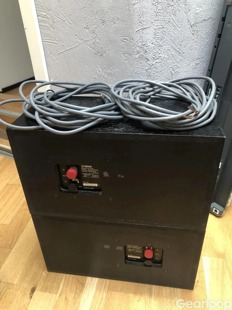 Monitorpaket: YAMAHA NS10 M STUDIO + YAMAHA P3500S slutsteg - bild 3
