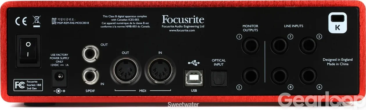 Focusrite 18/8 - bild 2
