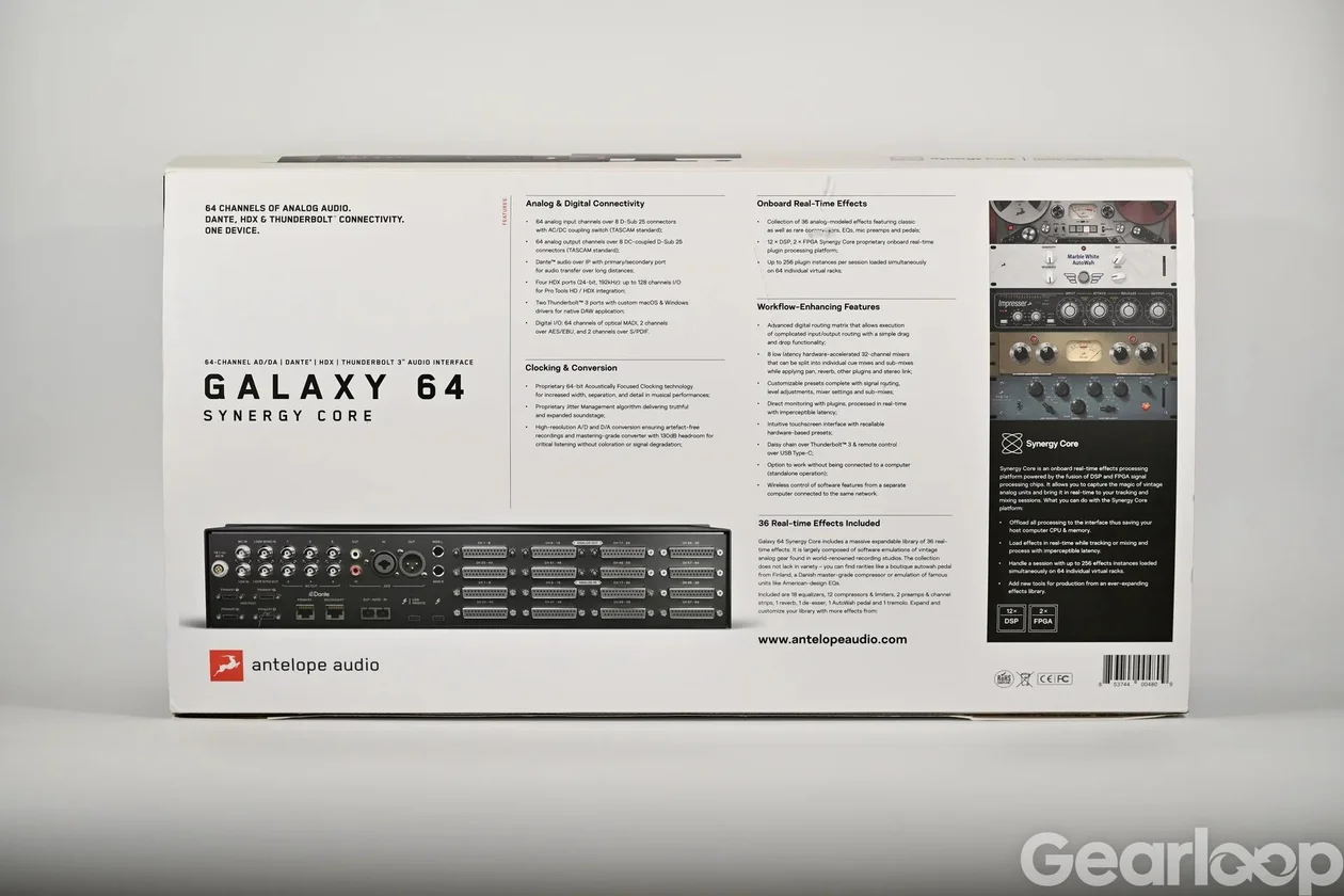 Antelope Galaxy 64 Synergy Core | Thunderbolt, HDX, Dante mm. - bild 2