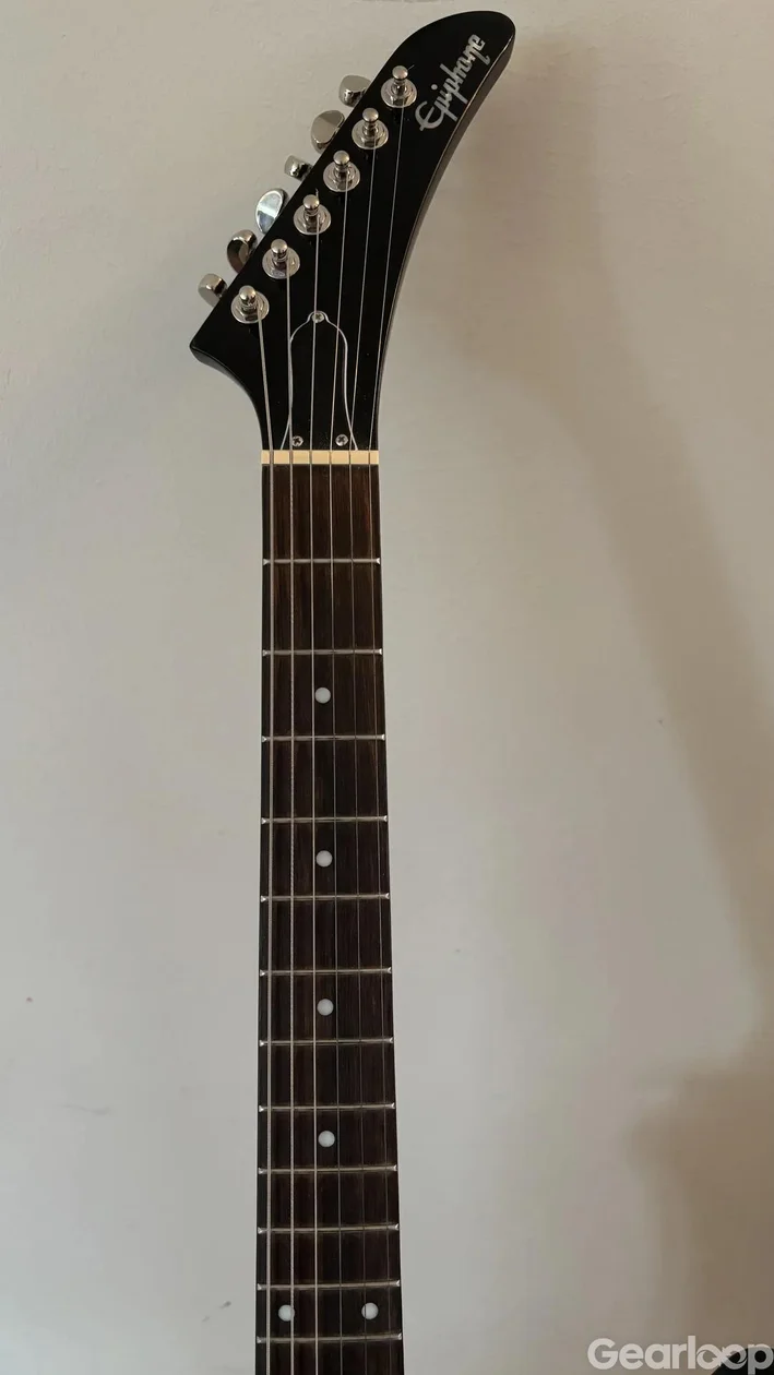 Epiphone Explorer Ebony + Gibson Hardcase - bild 2