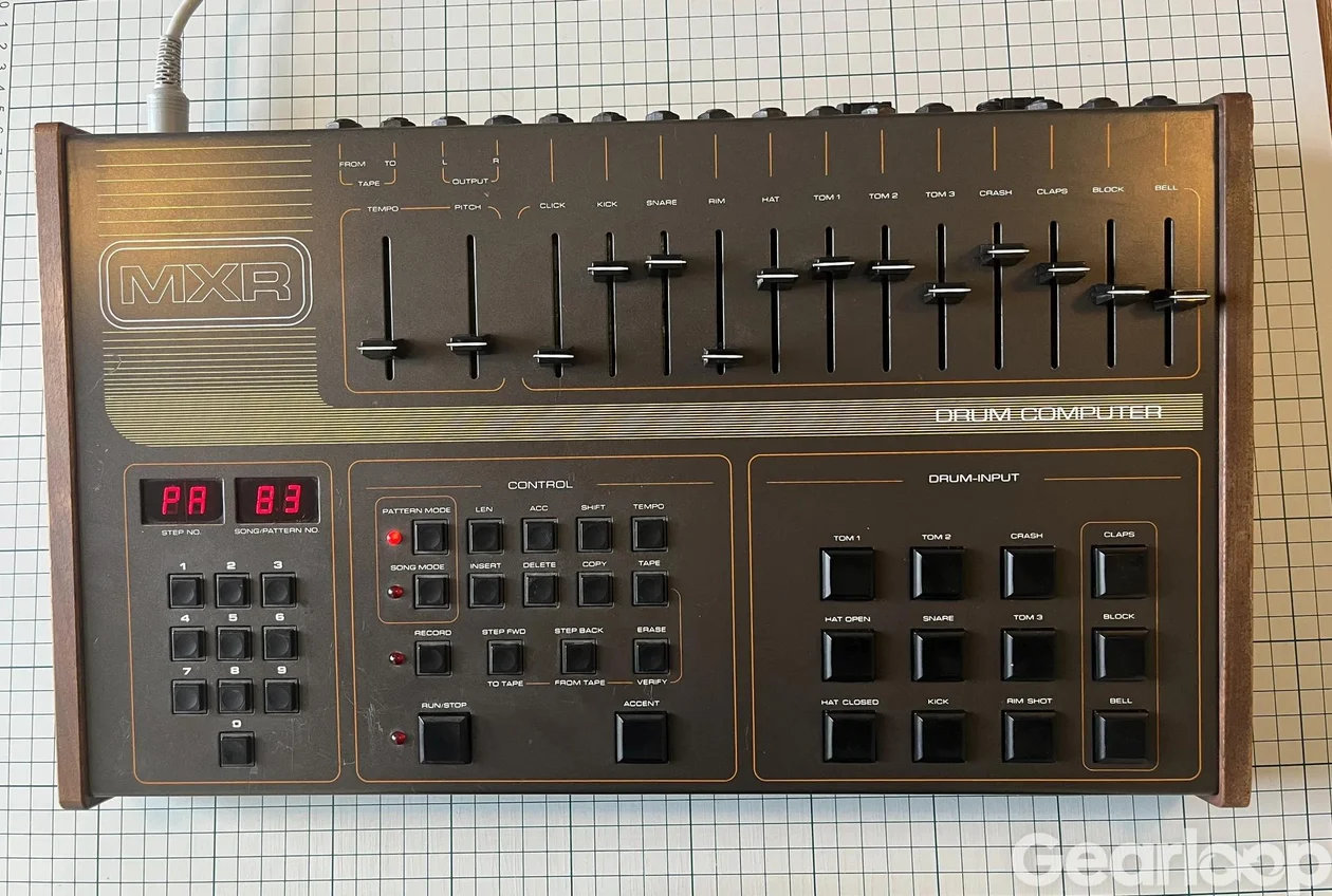 MXR 185 Drum Computer – Trummaskin 1983 - bild 1