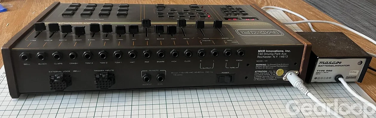 MXR 185 Drum Computer – Trummaskin 1983 - bild 2