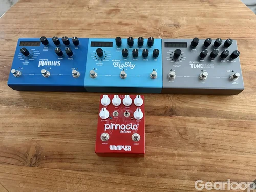 Strymon Mobius, BigSky, Timeline & Wampler Pinnacle pedaler