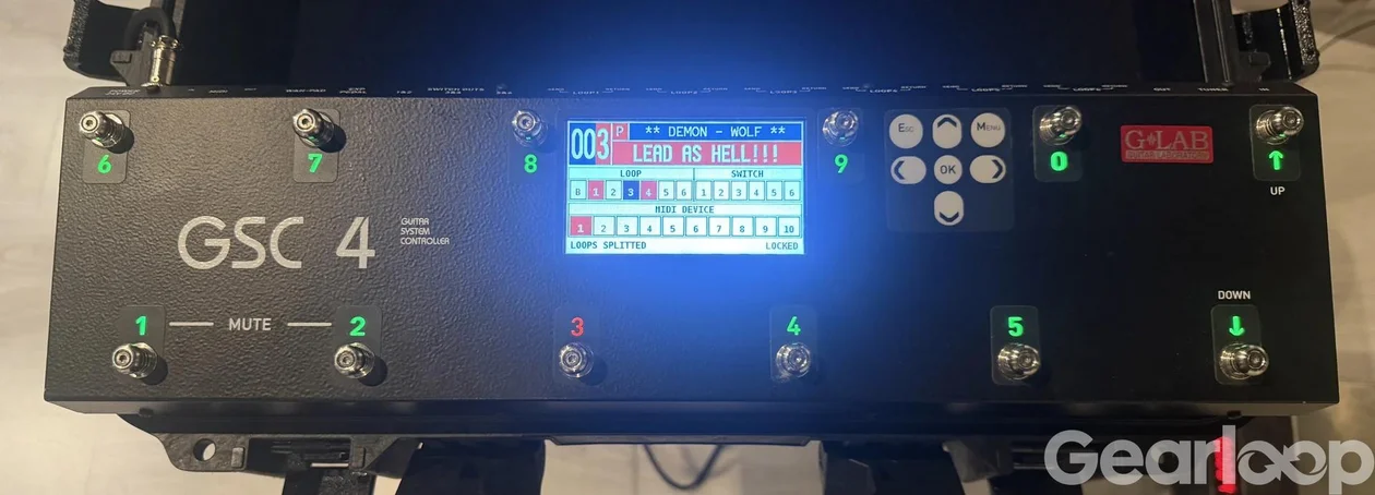 G Lab - GSC 4 Looper / Midi kontroller - bild 1