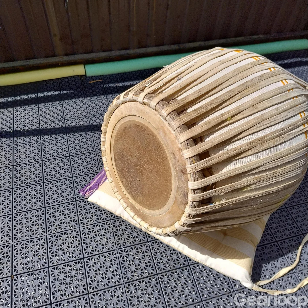  Traditionell indisk Mridanga eller Khol i lera - bild 2