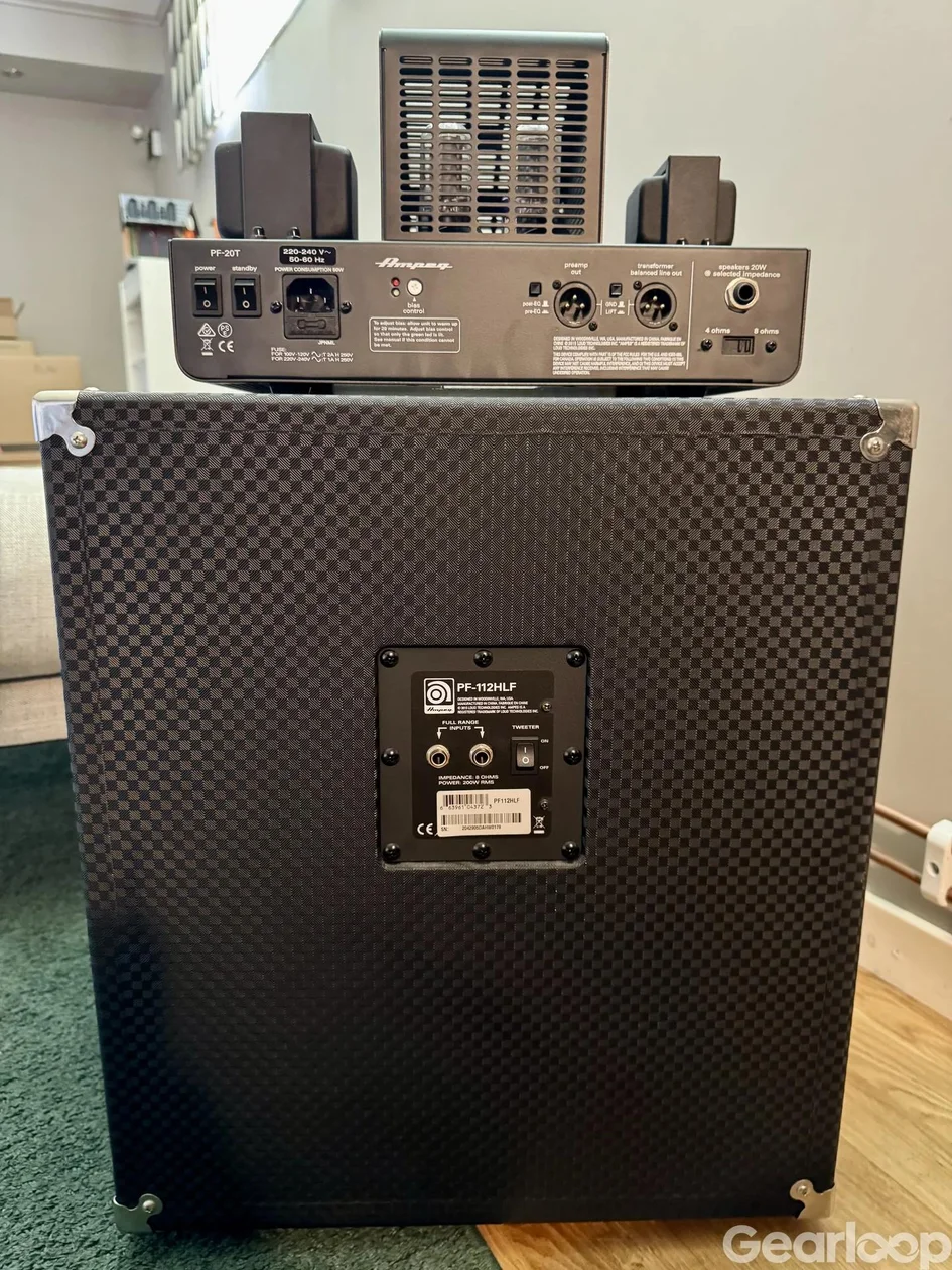 Ampeg Portaflex PF-20T basförstärkare med PF-112HLF (12”) - bild 2