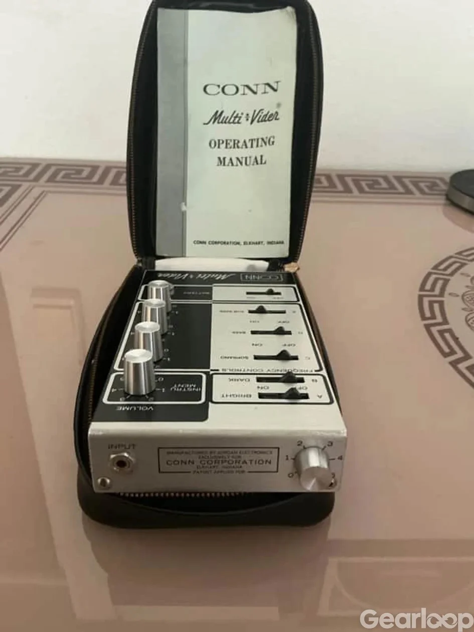Conn Multi-Vider (Fuzz, Filter, Octave 1960's Mint Condition) - bild 2