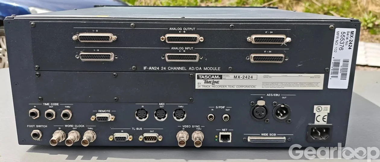 Tascam MX-2424 24.spårs Hårddiskinspelning - bild 2