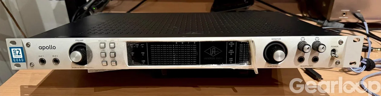 Universal Audio Apollo QUAD Silver + Thunderbolt 3 + kabel - bild 4