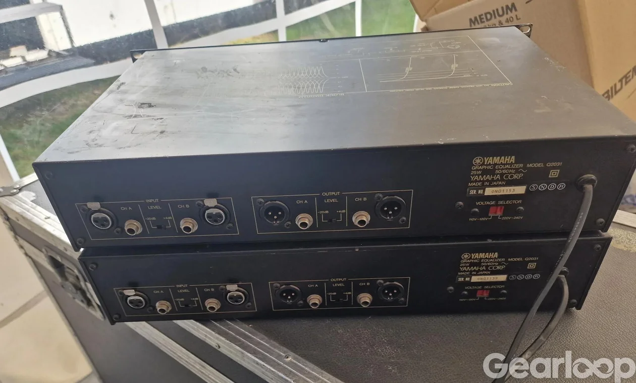 2st Yamaha Q2031 stereo grafisk EQ - bild 2