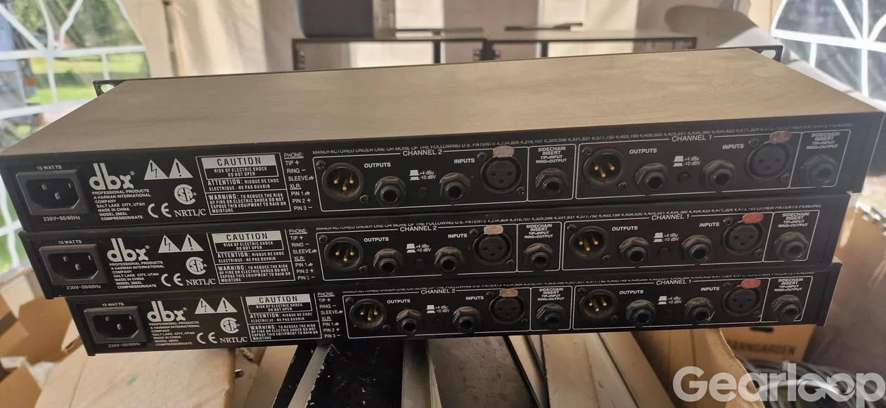 3 st dbx 266XL stereokompressorer - bild 2
