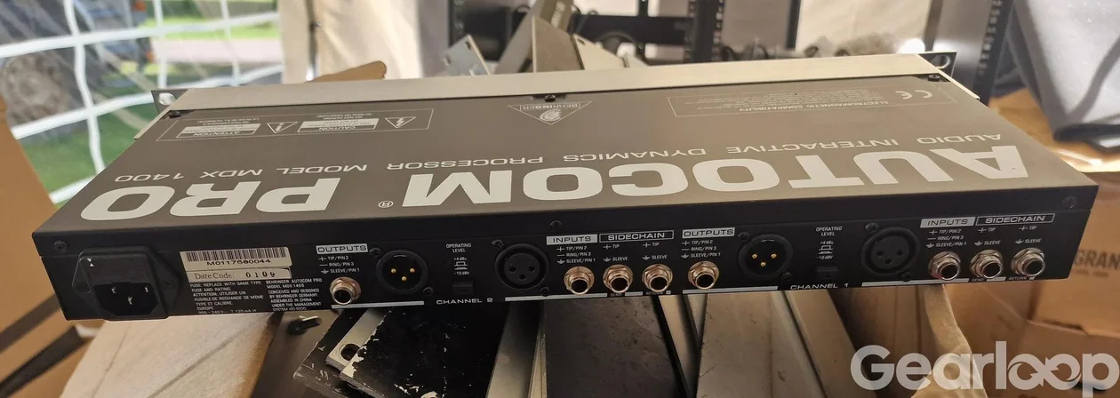 Behringer MDX 1400, stereokompressor - bild 2