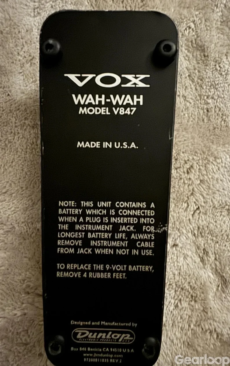 Vox V847A Wah - bild 2