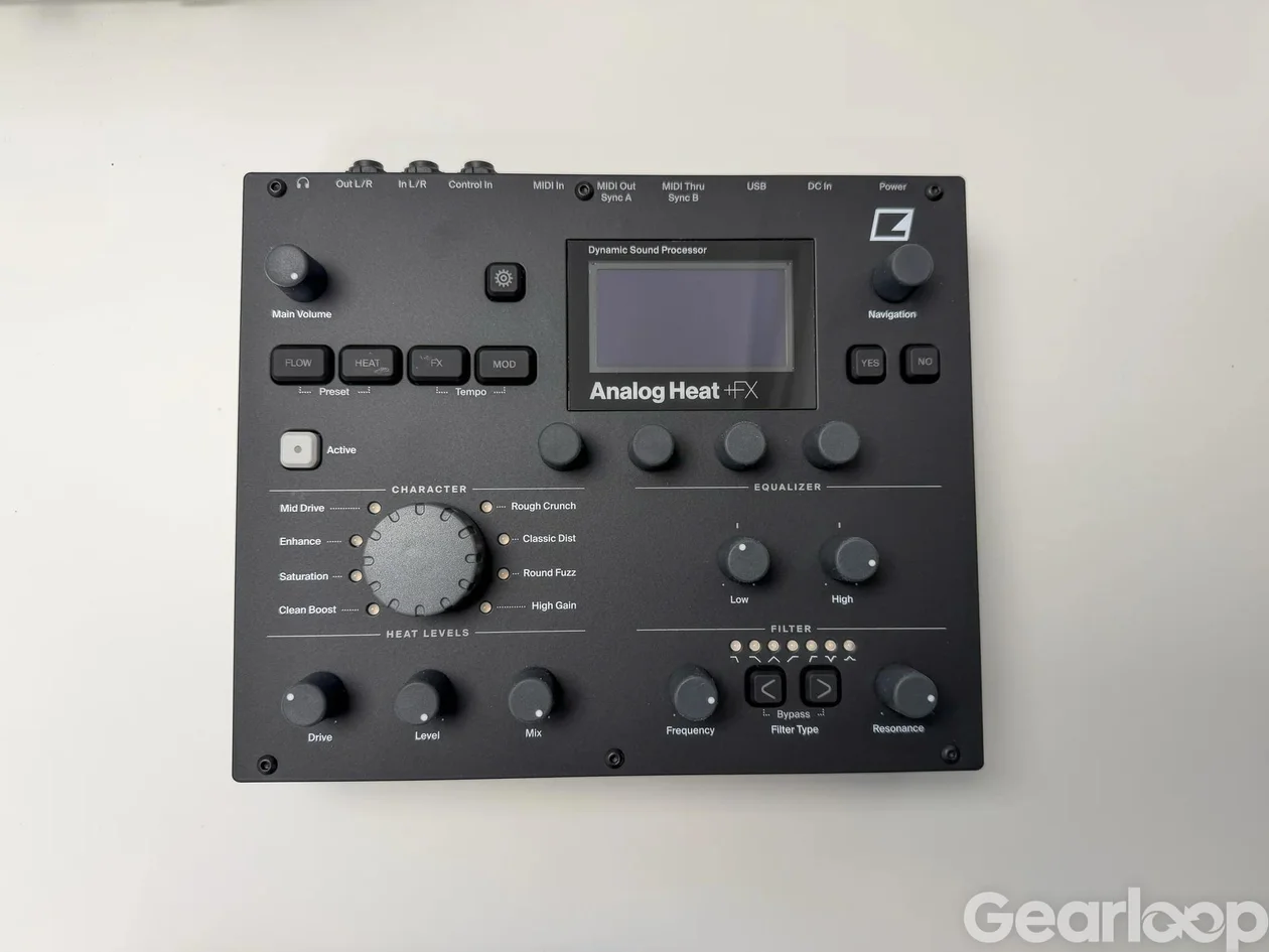 Elektron Analog Heat +FX + dust cover & kablar – nyskick - bild 3