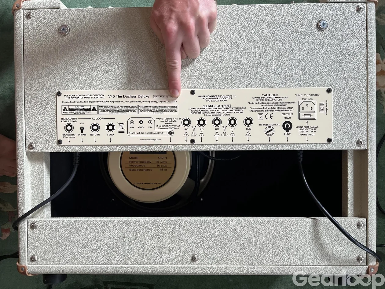 Victory V40 Duchess Dlx Combo - bild 4