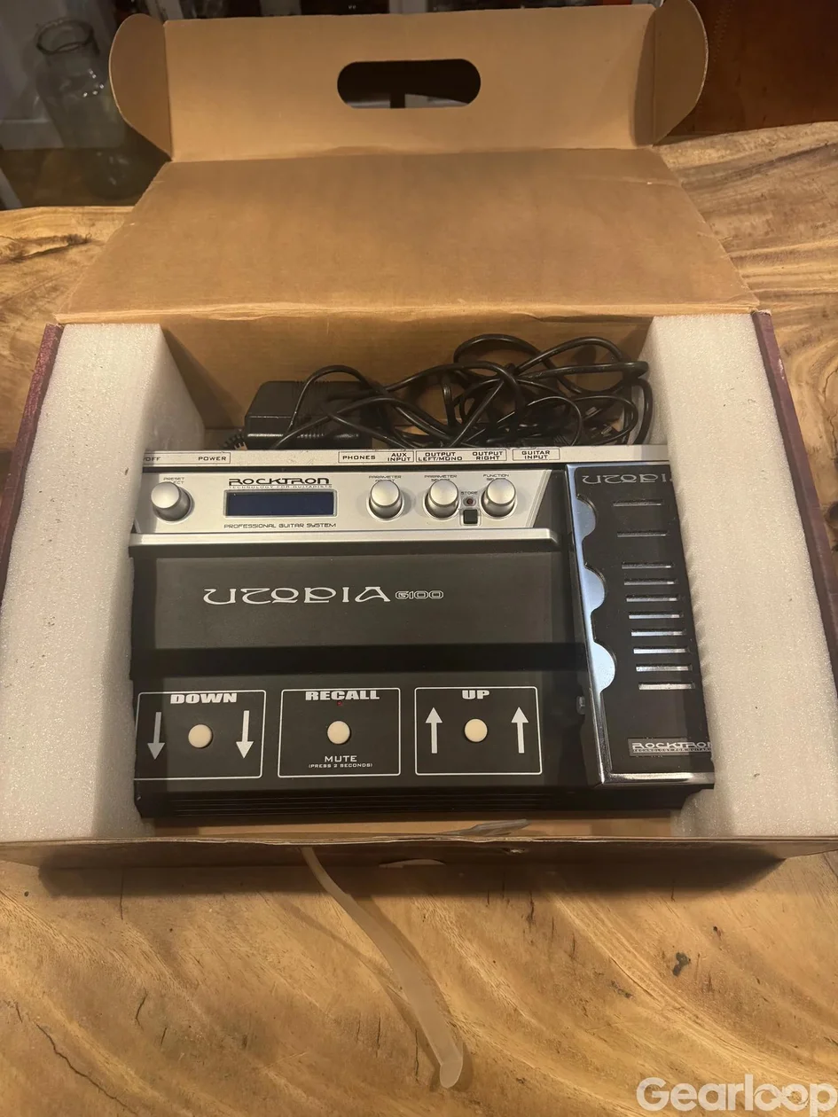 Rocktron Utopia G100 – Multieffektsystem / Gitarrpedalbord - bild 2
