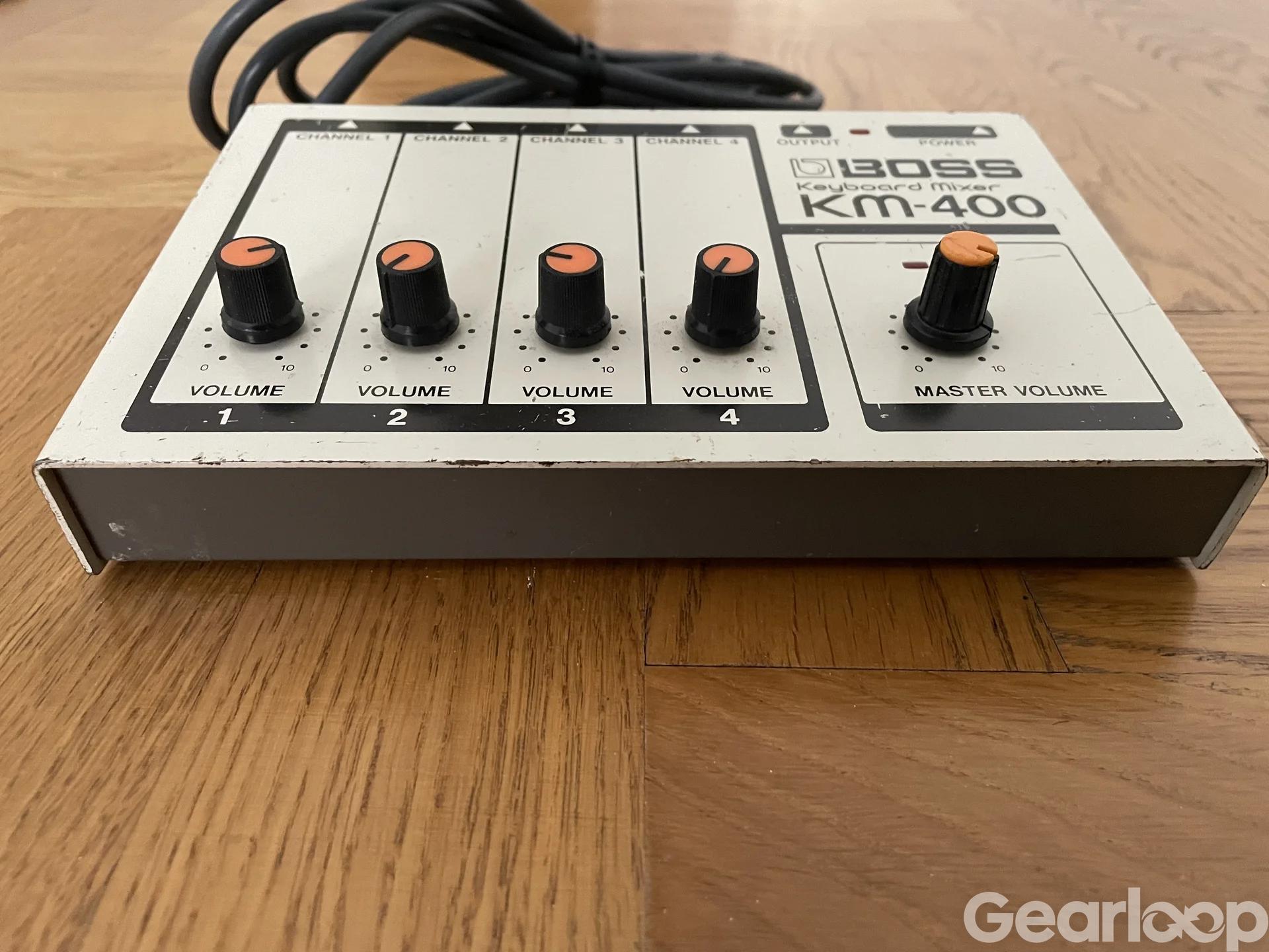 Boss KM-400 Keyboard Mixer ミキサー BOSS KM-400 Keyboard Mixer – analog ljudmixer - 900 kr • Gearloop