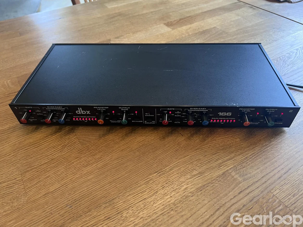 dbx 166 - 2 kanals kompressor - bild 5