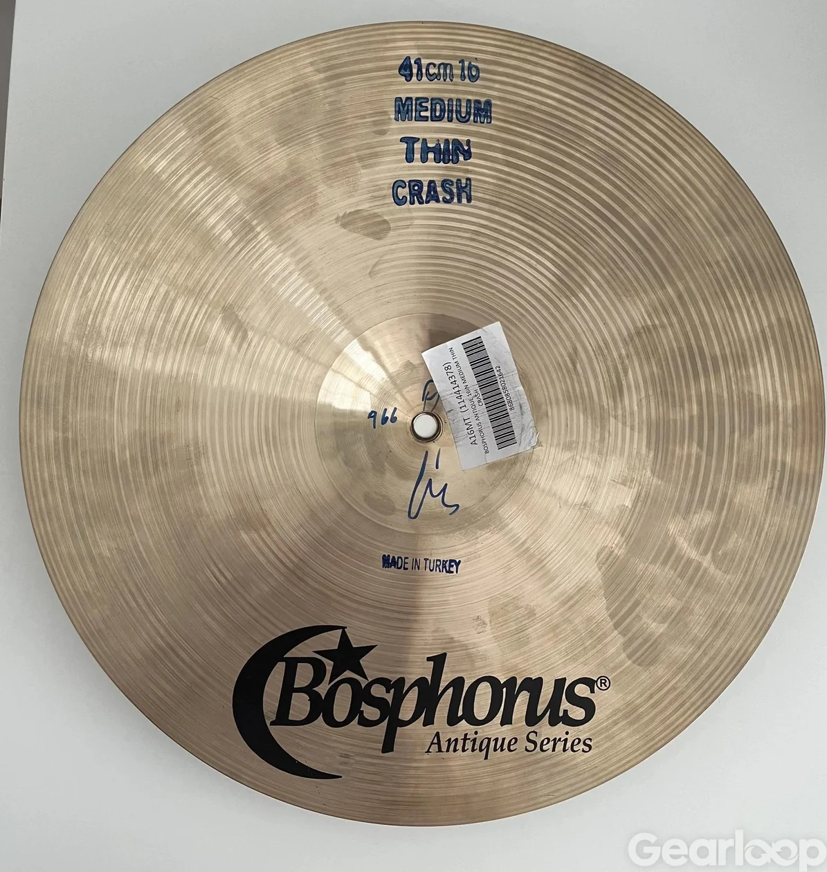 Bosphorus Antique Series Medium Thin Crash 16” - bild 2