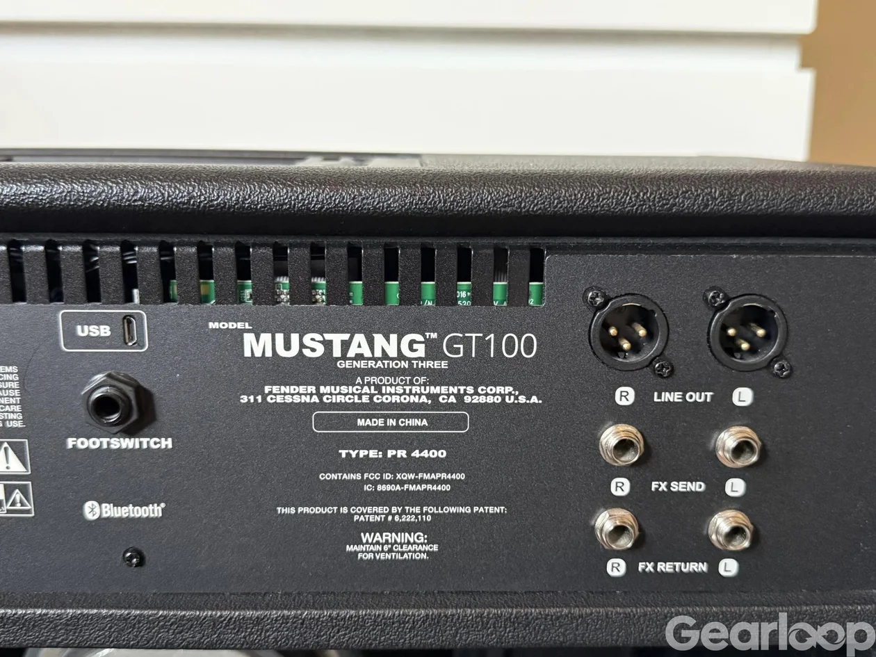Fender Mustang GT100 Kombo - bild 4
