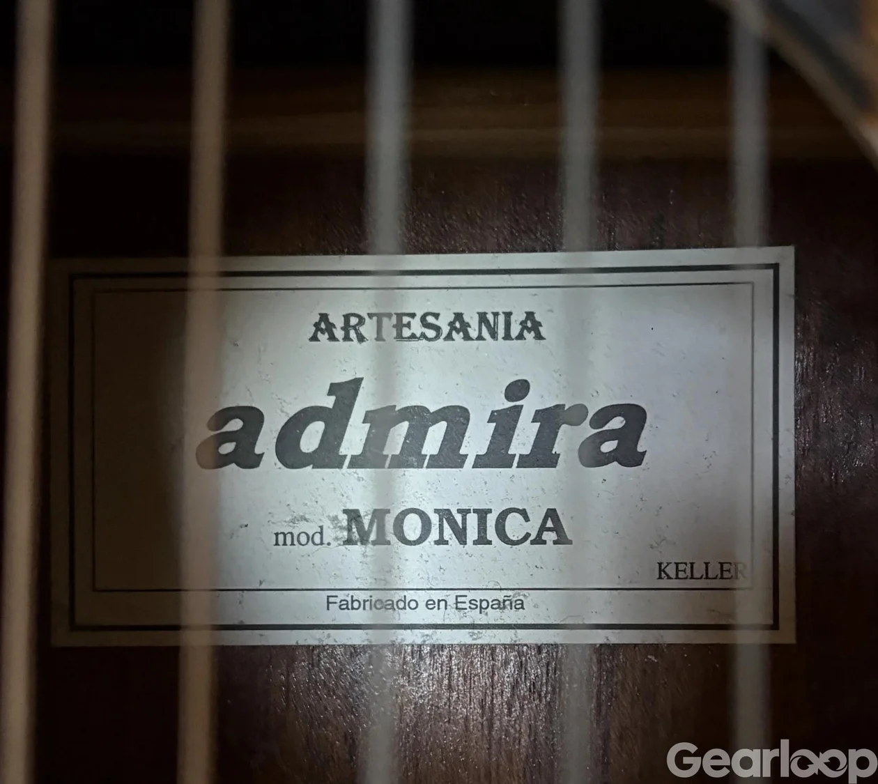 Spansk gitarr Admira Monica Classical Guitar - bild 4