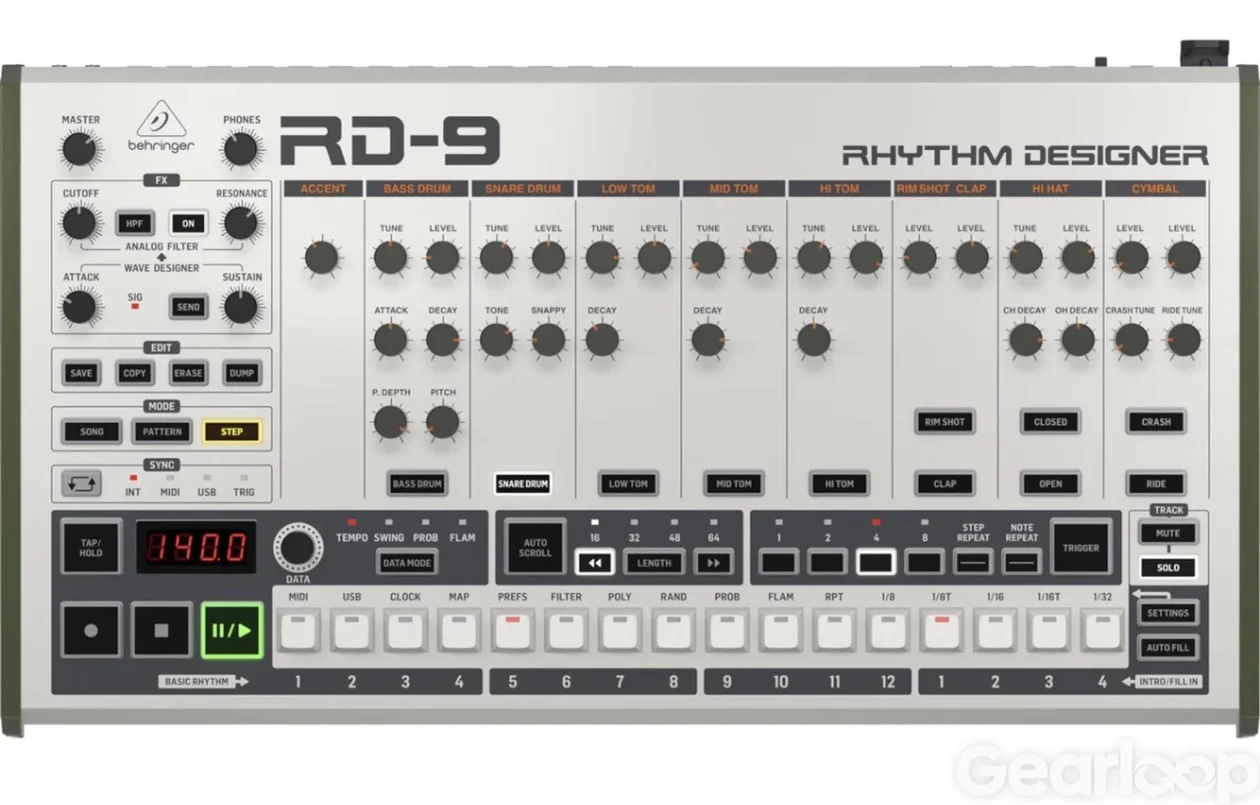 Min Cre8audio Boom Chick mot din Behringer RD-9? - bild 2