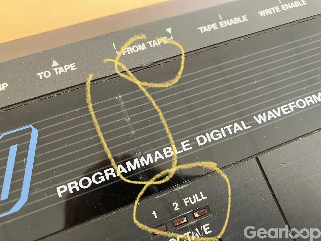Korg DW-8000 (defekt midi ut) - bild 4