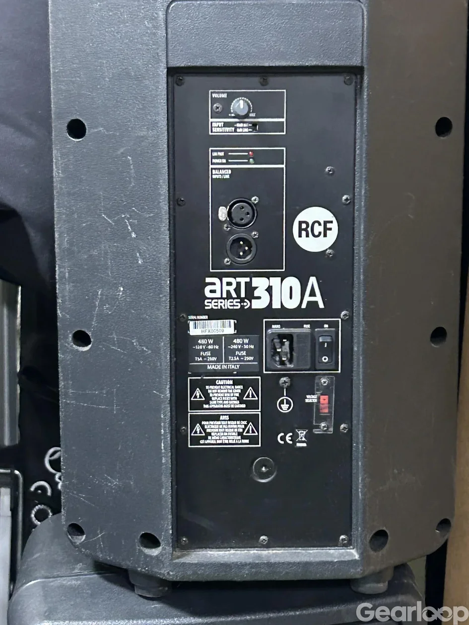 2st RCF 310a 10 tum monitor/PA högtalare - bild 2