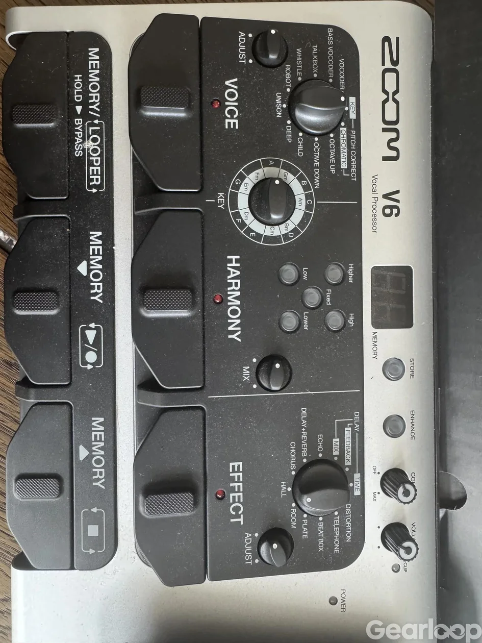 Zoom V6 Vocal Processor – begagnad - bild 2