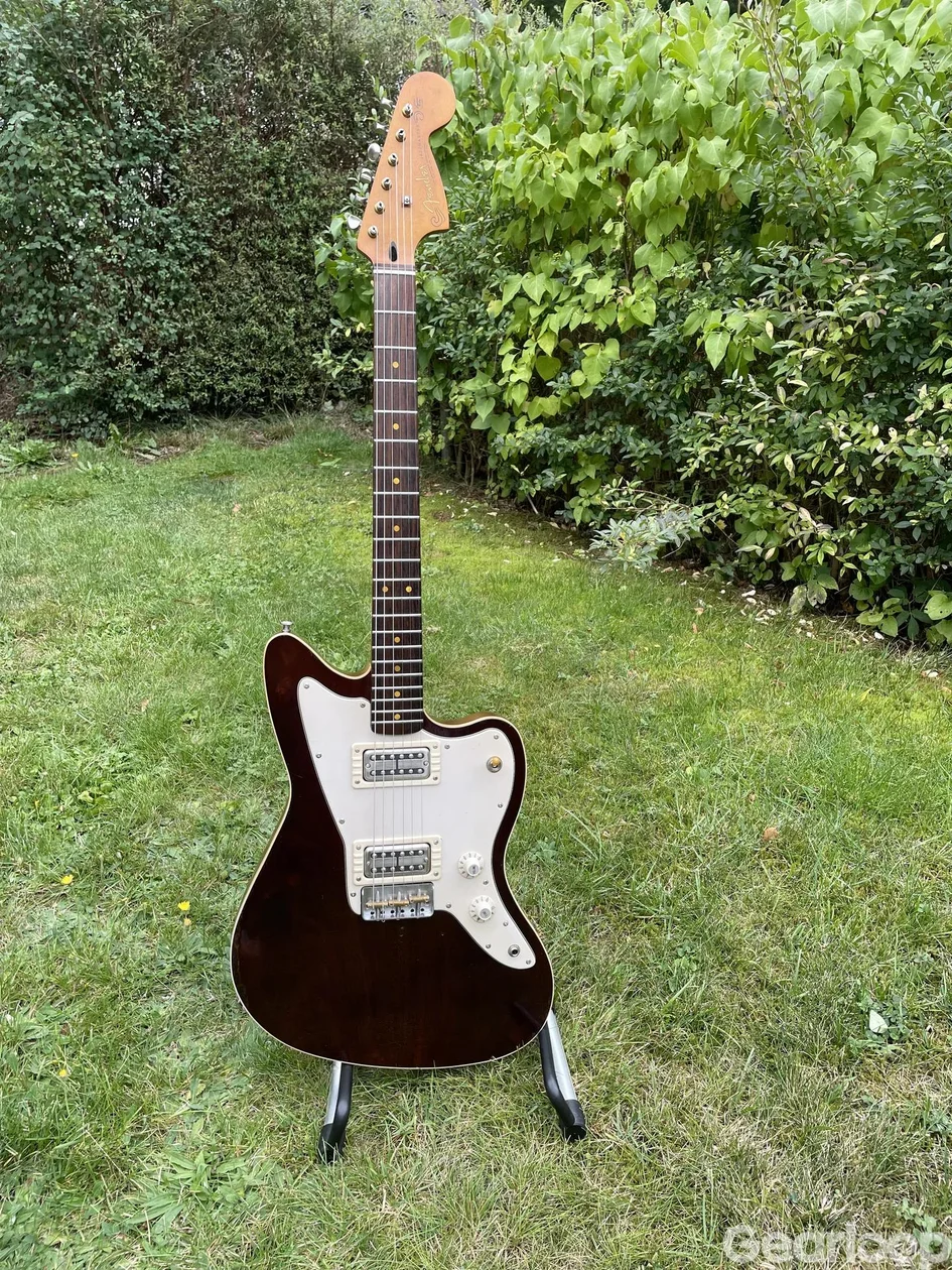Jazzmaster-Tele mod NR2 Nitro relic Walnut Gold binding RW - bild 2