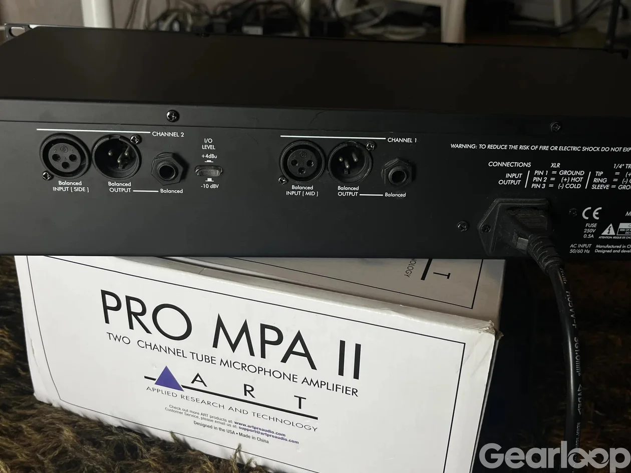 ART Pro MPA II – 2-kanals rörmikrofonförförstärkare - bild 2