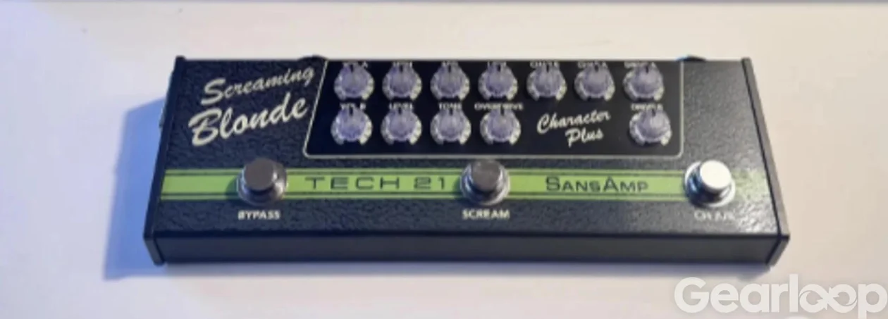 SansAmp Blond -  Fender amp in a pedal + Ibanez tubescreamer - bild 2