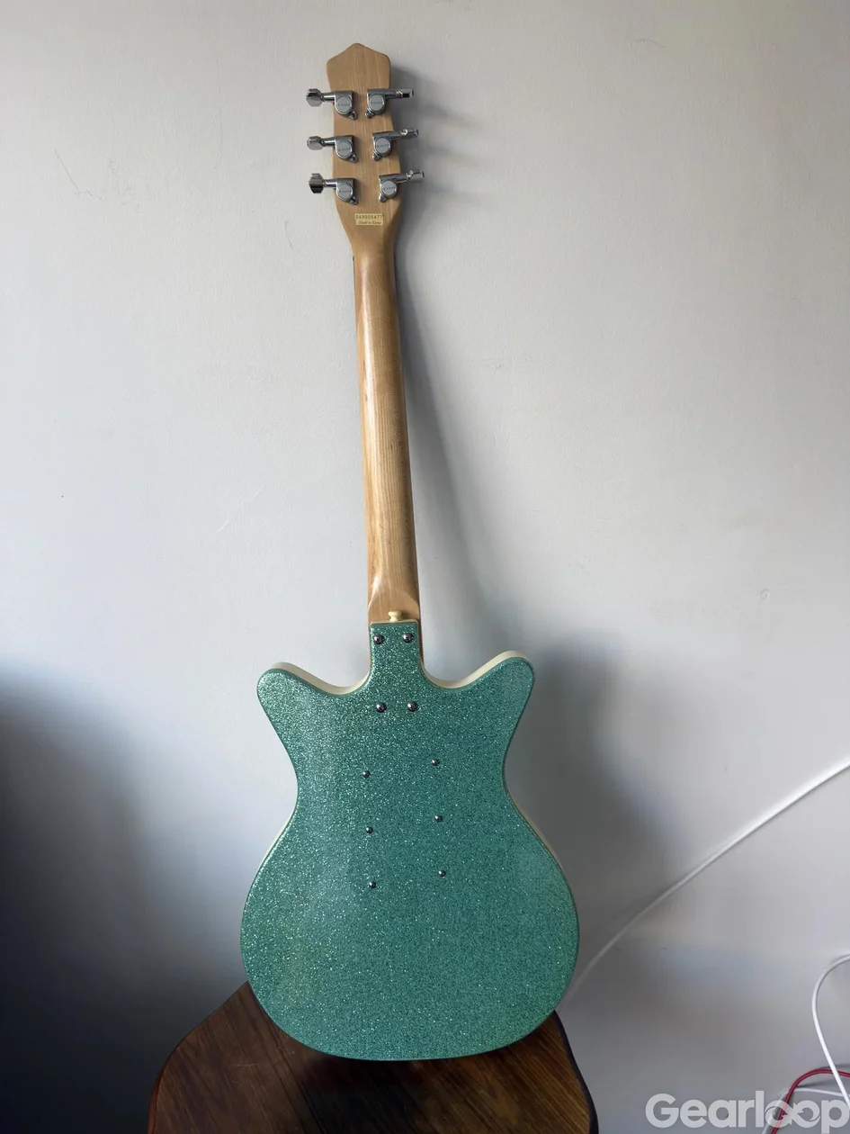 Danelectro DC-3 Select-O-Matic Korea 1999 - Turquoise Metalflake - bild 2
