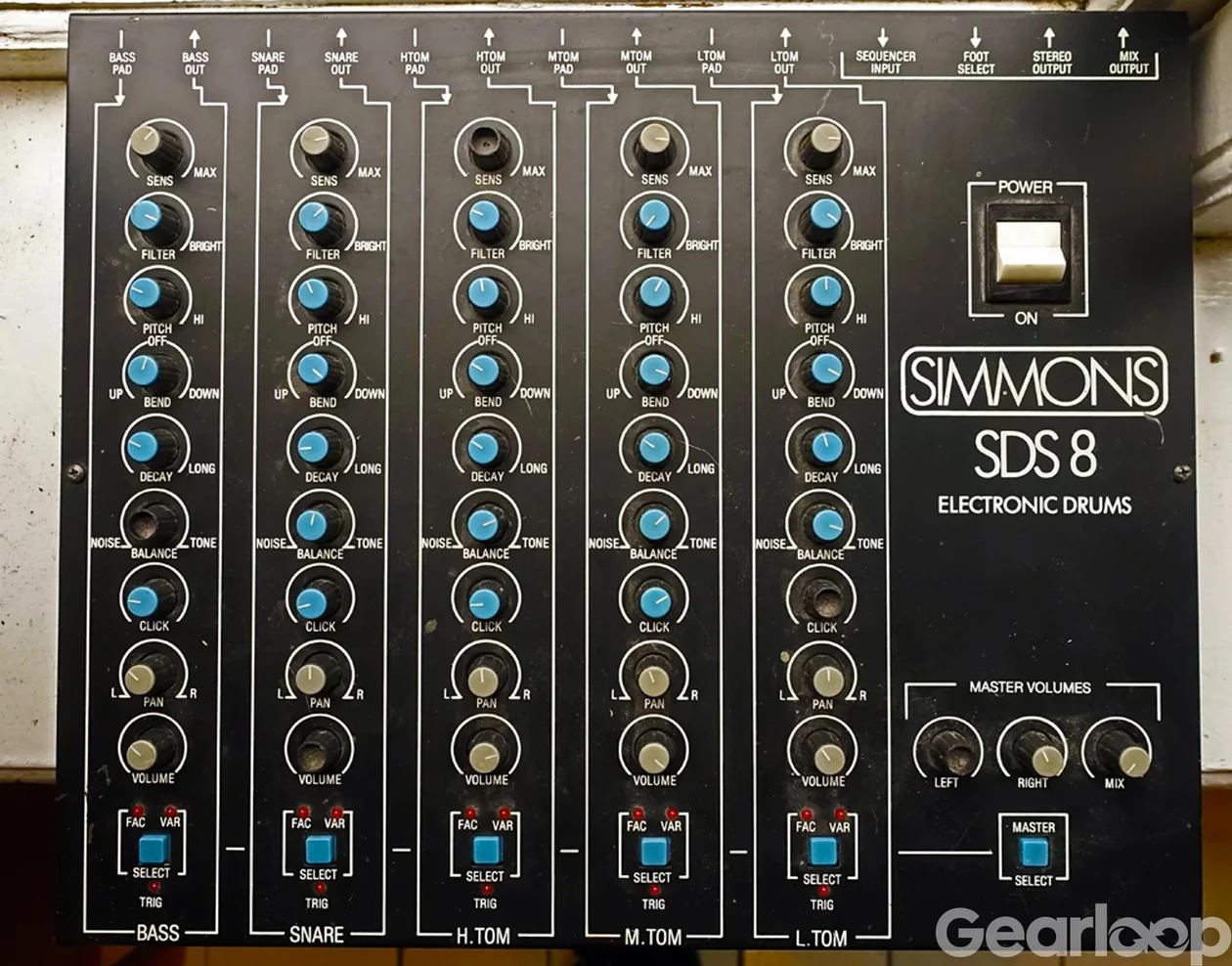 Simmons SDS 8 80 tal Drumpads set med mixer/hjärna - bild 2