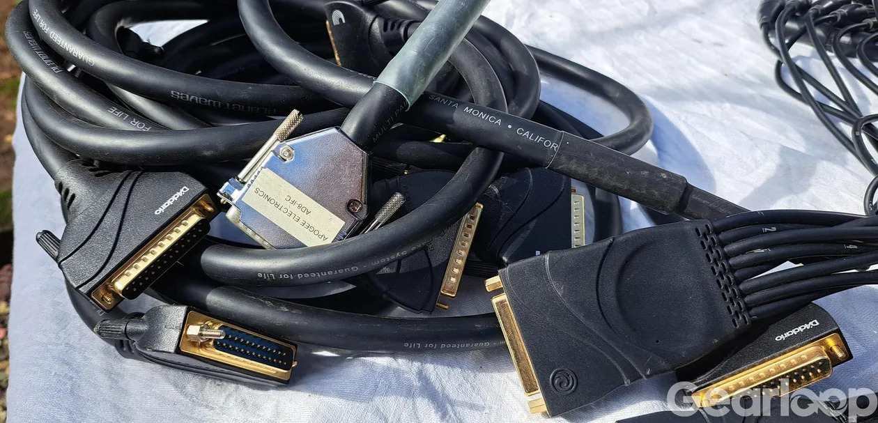 9 st DB25-/D-Sub-kablar – Apogee & D'Addario – studiokablar - bild 2