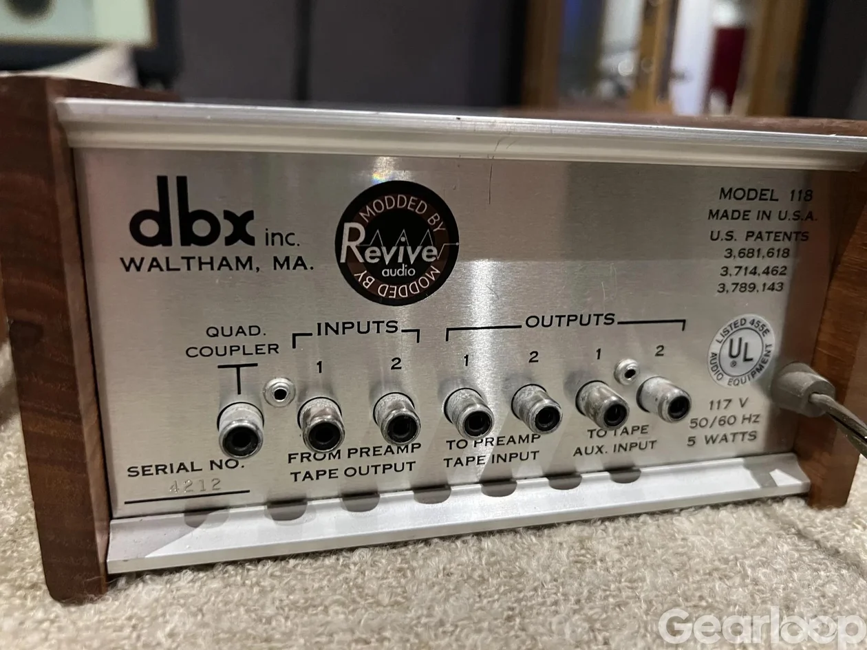 DBX 118 Stereo Dynamic Range Enhancer - bild 4