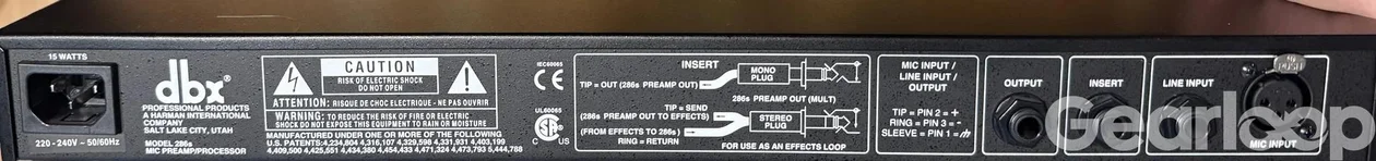 DBX 286 S - Preamp & Mikrofonprocessor - bild 2