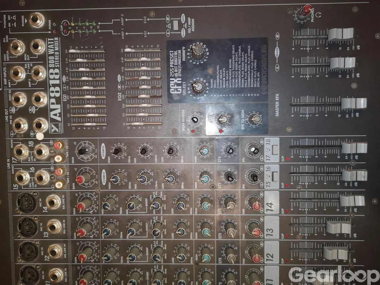 YORKVILLE AP 818 POWER MIX 800W - bild 1