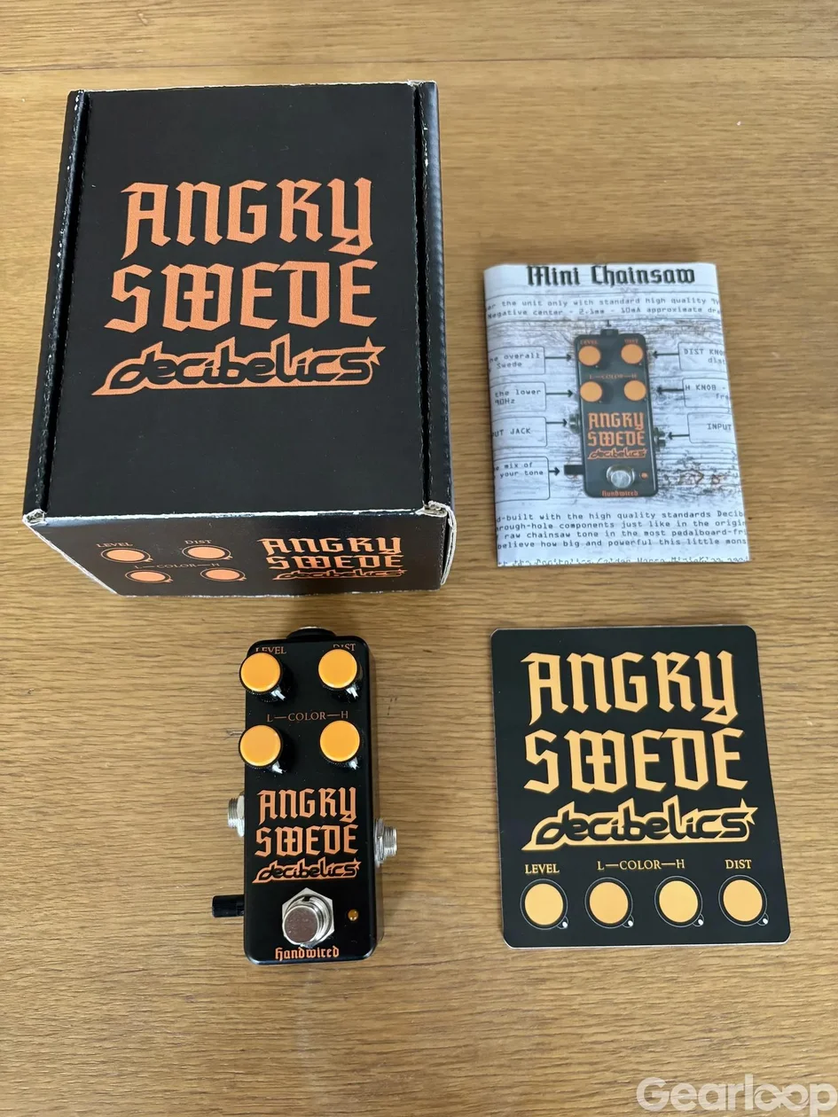 Decibelics Angry Swede V2. Upgraded Mini Boss HM-2 Heavy Metal - bild 1