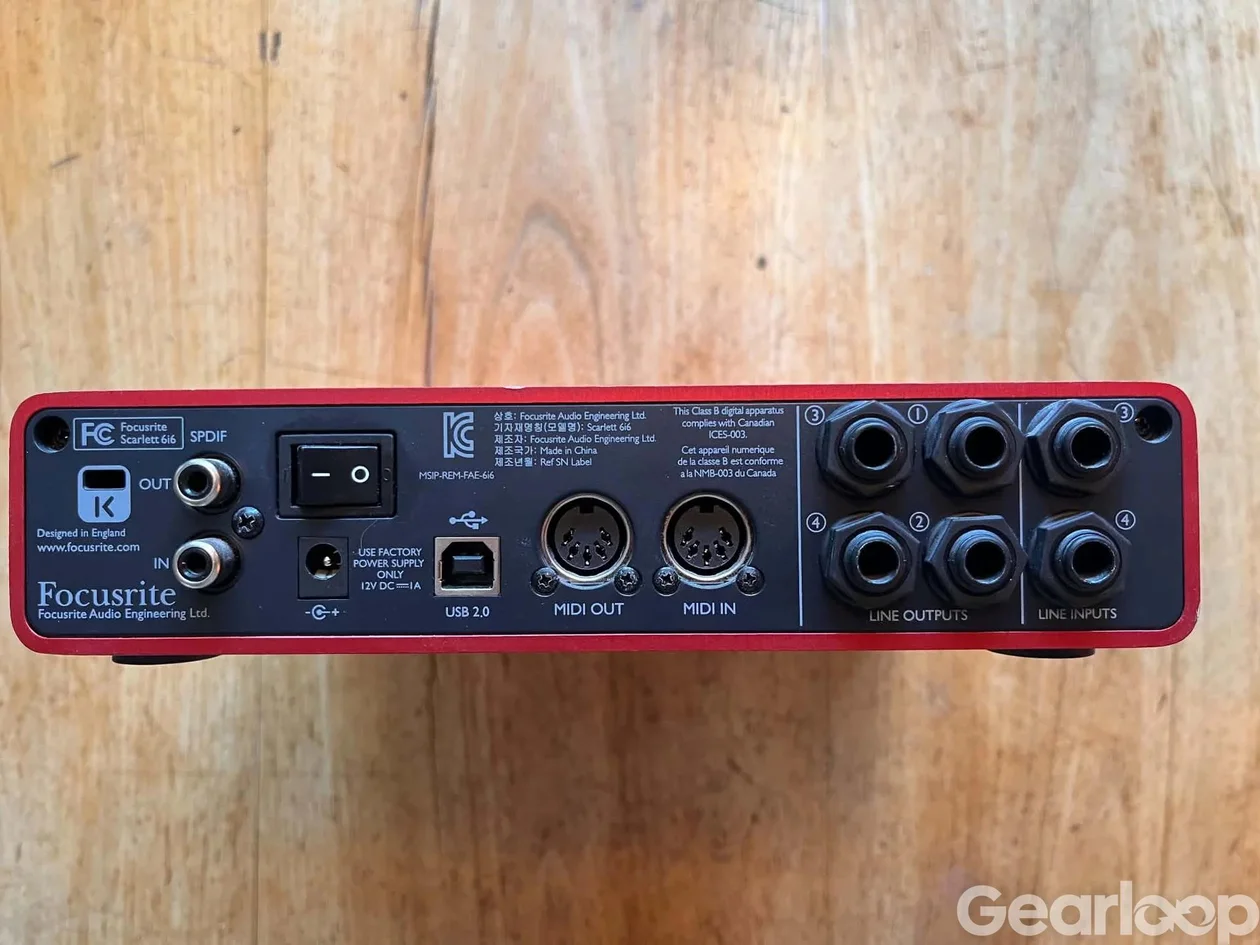 Focusrite 6i6 Scarlett - bild 2