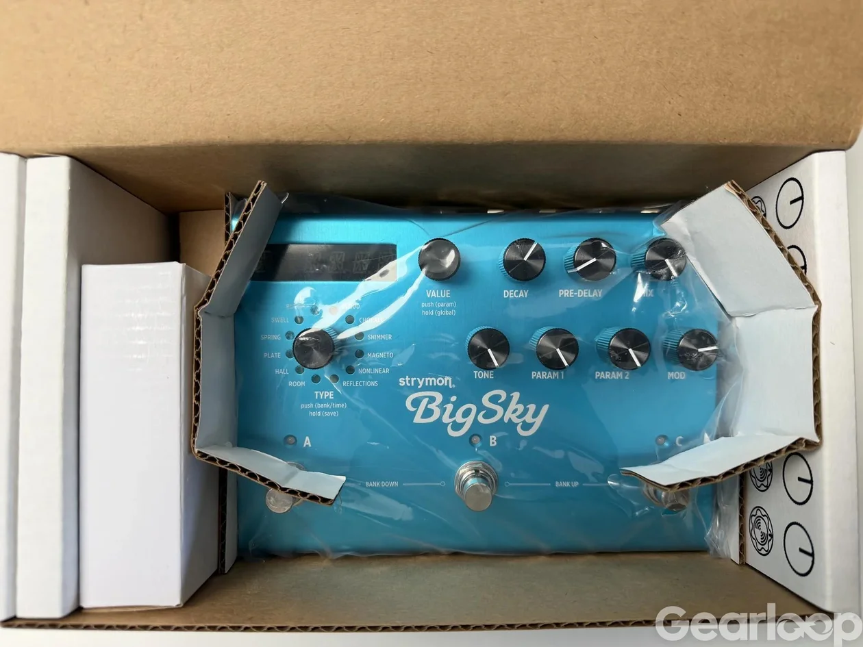 Strymon BigSky Reverb – absolut nyskick + kablar - bild 3