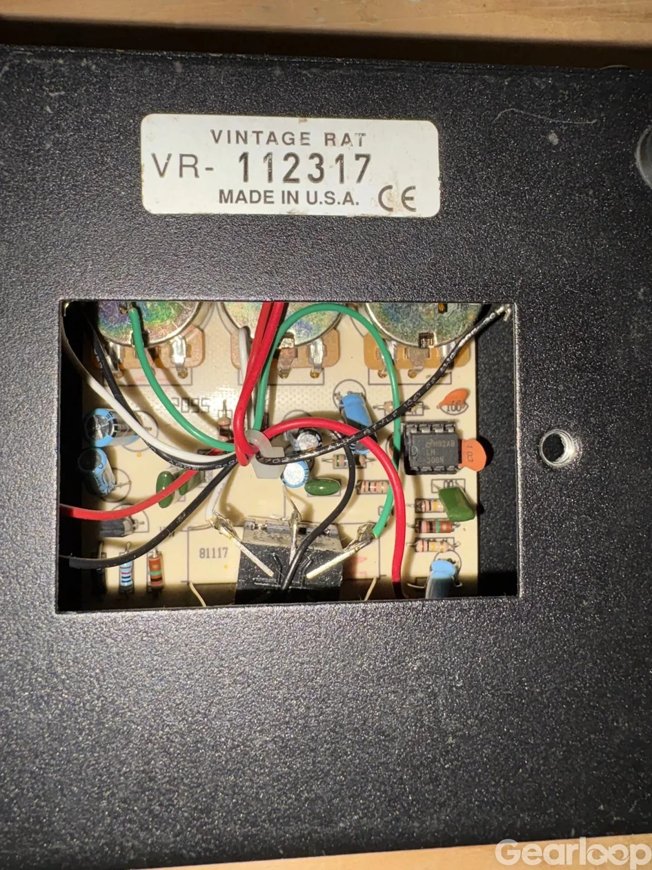 Proco fat rat moddad med LM308-chippet - bild 2