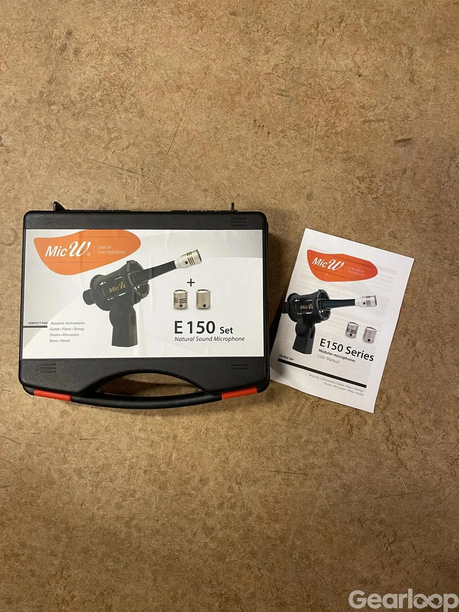 micW E150 mikrofoner – matchat par - bild 2