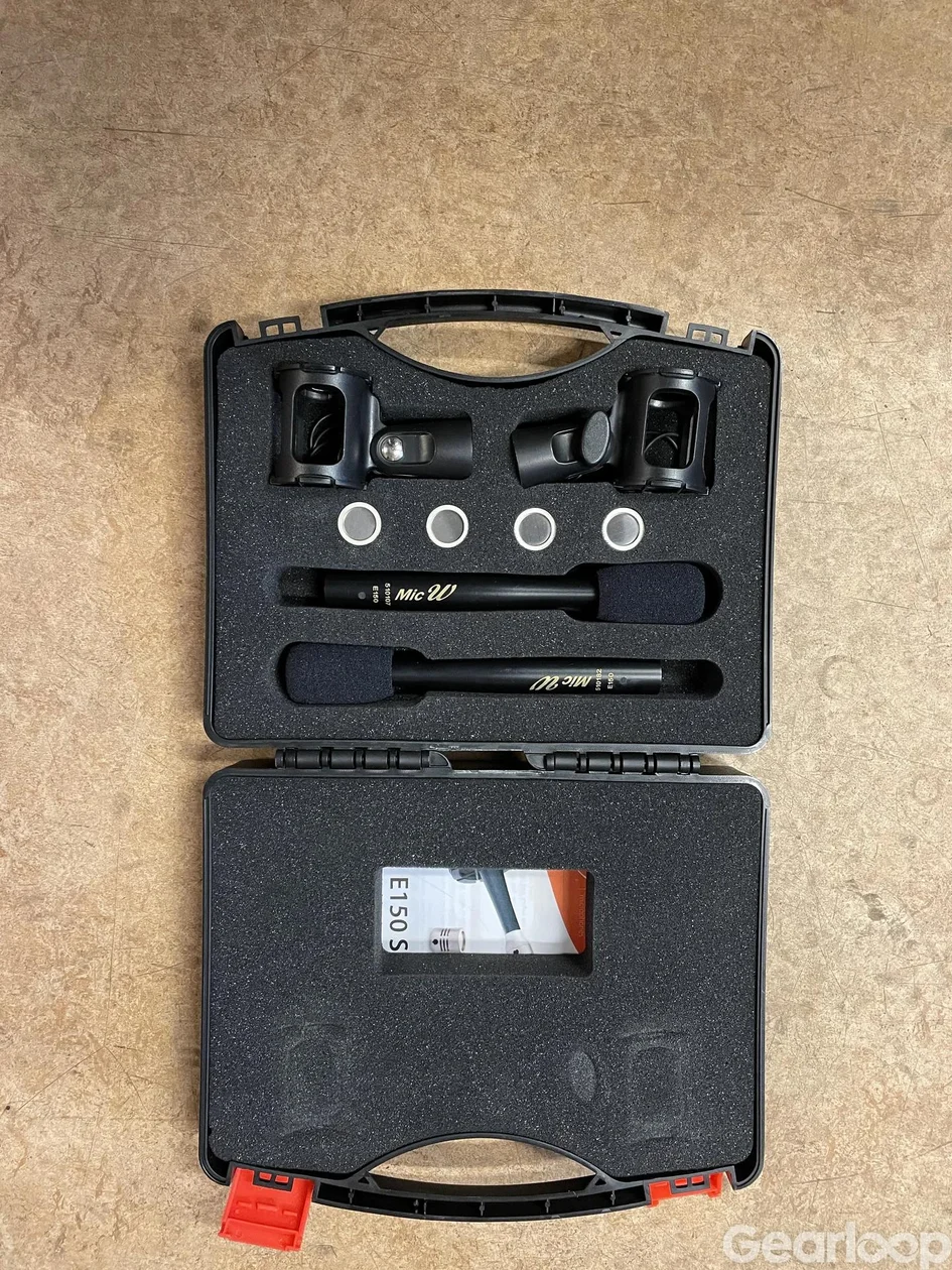 micW E150 mikrofoner – matchat par - bild 3