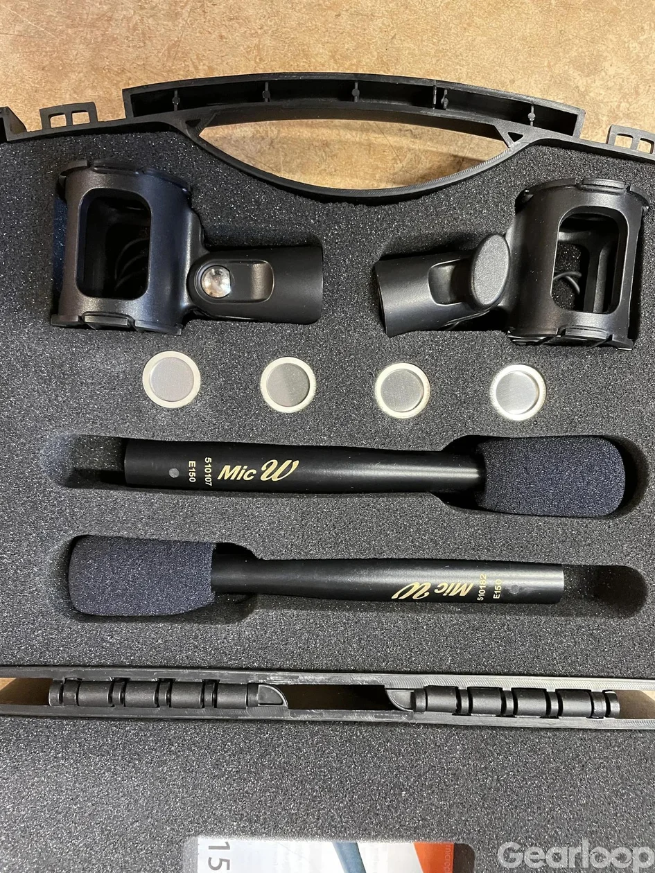 micW E150 mikrofoner – matchat par - bild 4