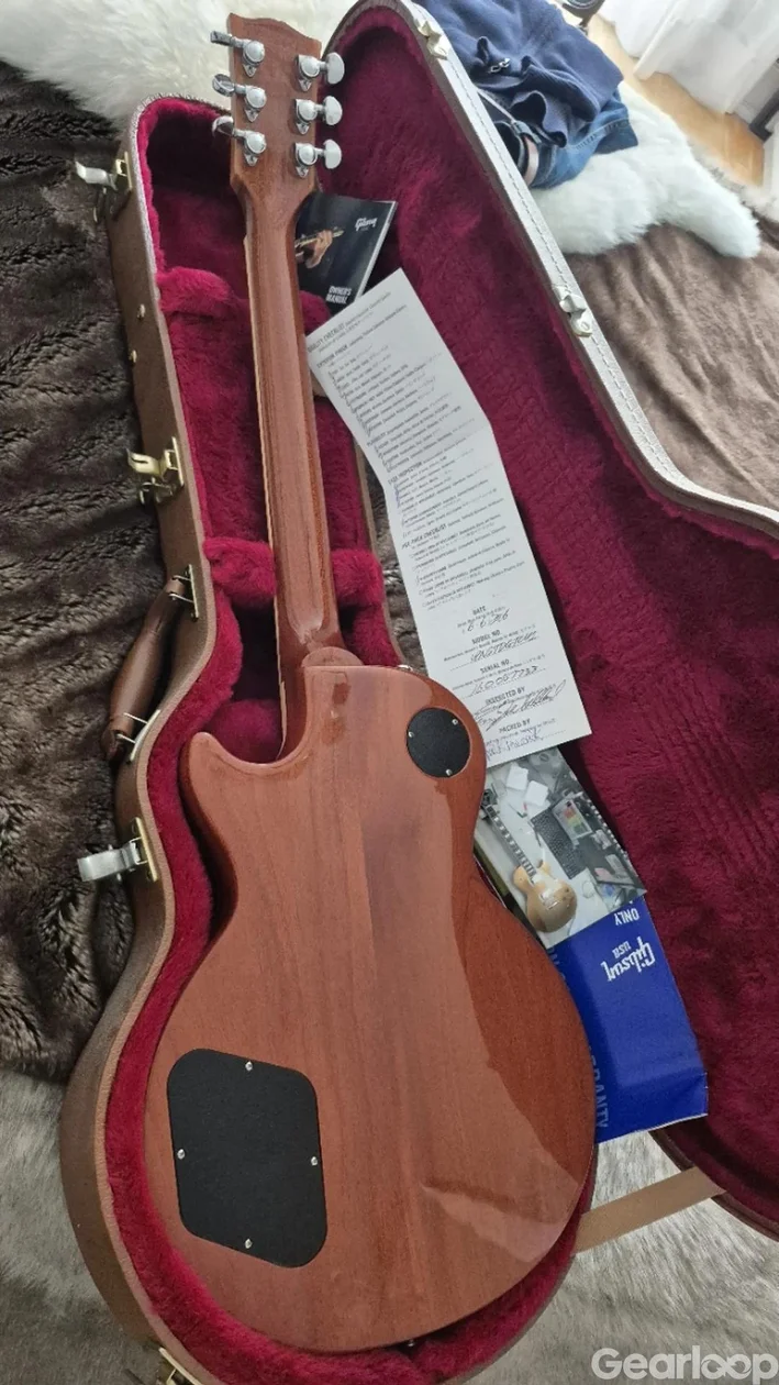 Gibson Les Paul T (2016) Gold Top – Nyskick & Allt Original - bild 5
