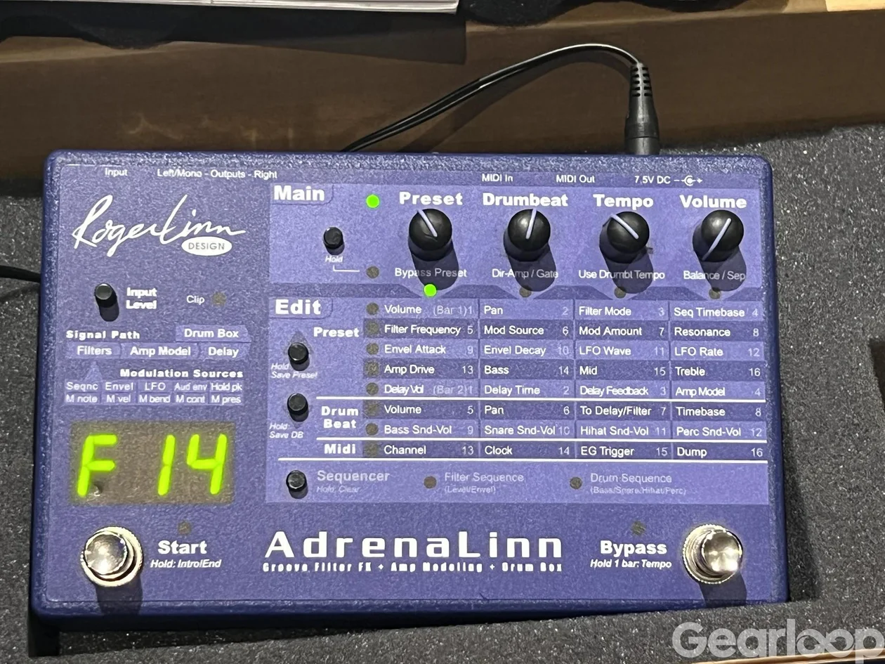 AdrenaLinn, tempobaserade Effekter för gitarr - bild 3