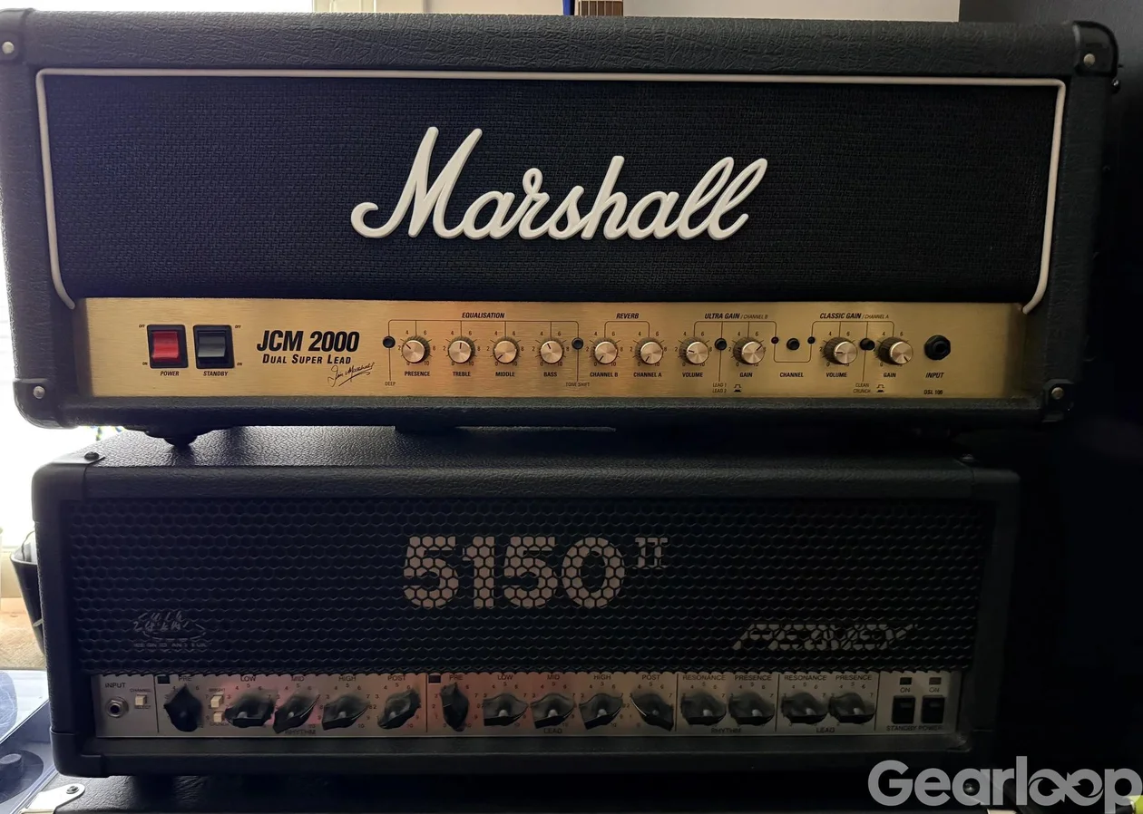Marshall JCM 2000 & Peavey 5150 ll - bild 1